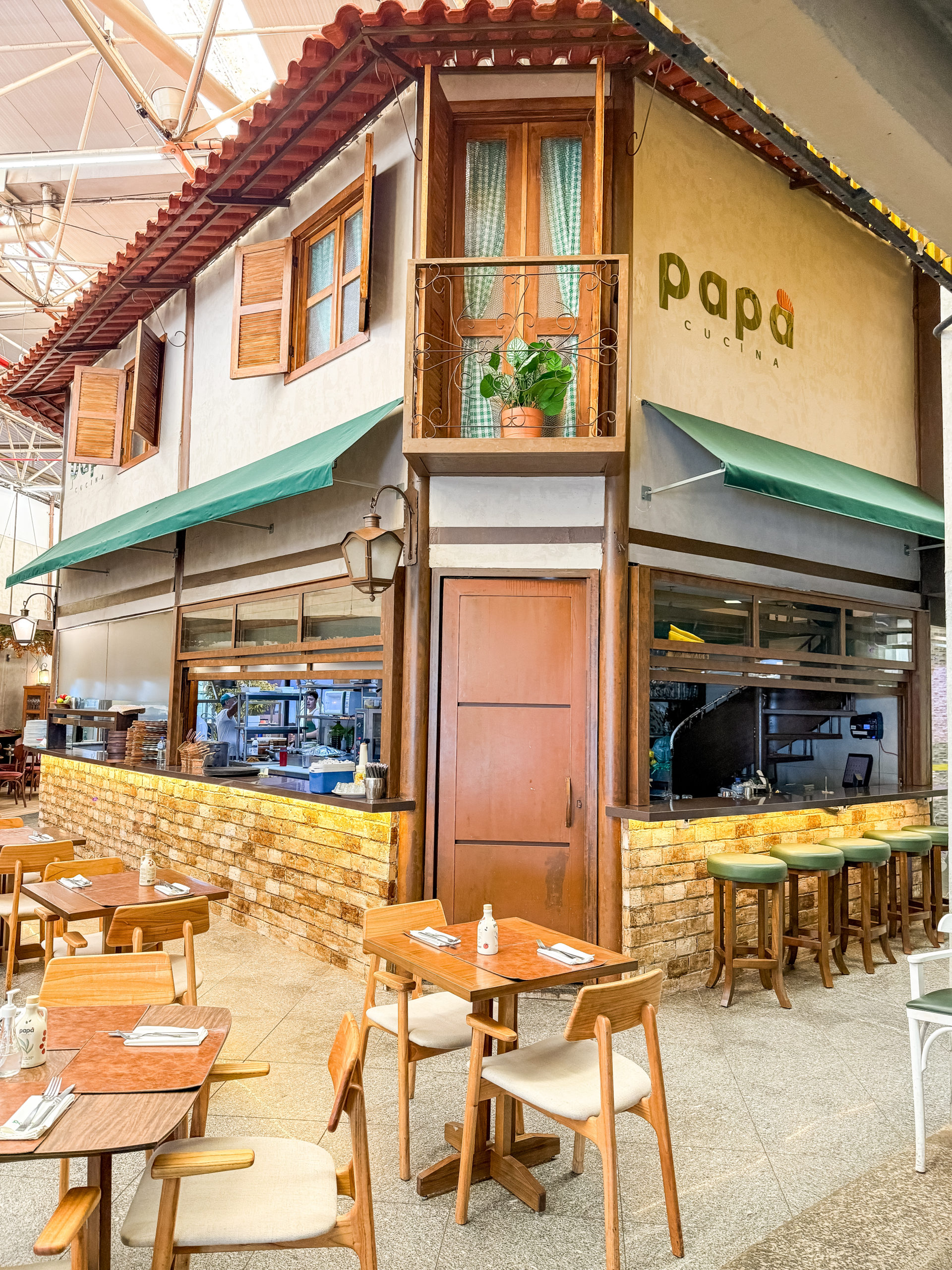 Interior do Papa Cucina